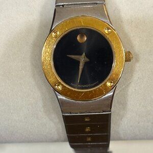Movado Museum Classic Two-Tone Time Piece (Women's Watch)